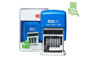 Нумератор-мини автоматический COLOP S 126, высота шрифта 3.8 мм, 6 разрядов