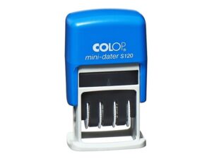 Датер-мини автоматический COLOP S 120 SD, сокращенная дата, высота шрифта 3.8 мм
