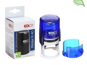Оснастка для круглой печати автоматическая COLOP Printer R40, диаметр 41.5 мм, с крышкой, корпус индиго Оснастка для круглой печати автоматическая COLOP Printer R40, диаметр 41.5 мм, с крышкой, корпус индиго